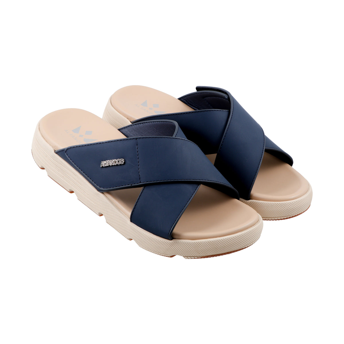 AL FANOOS Men's Medicated Sandals with Microfiber Upper, PU Foam Insole & EVA-TPR Sole