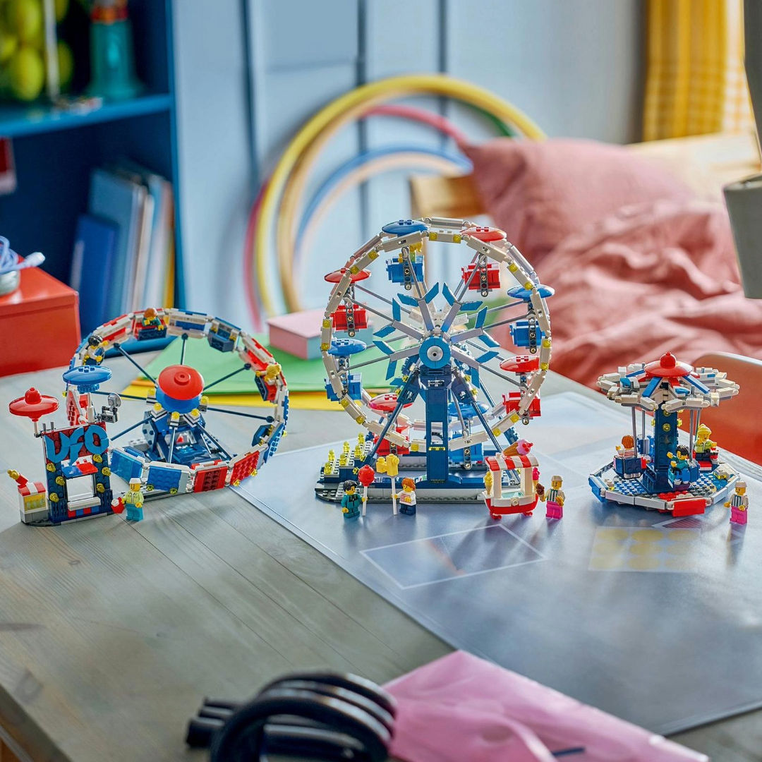 LEGO Creator 3-in-1 Iconic Ferris Wheel Building Toy Set, For Age 8+ Years
