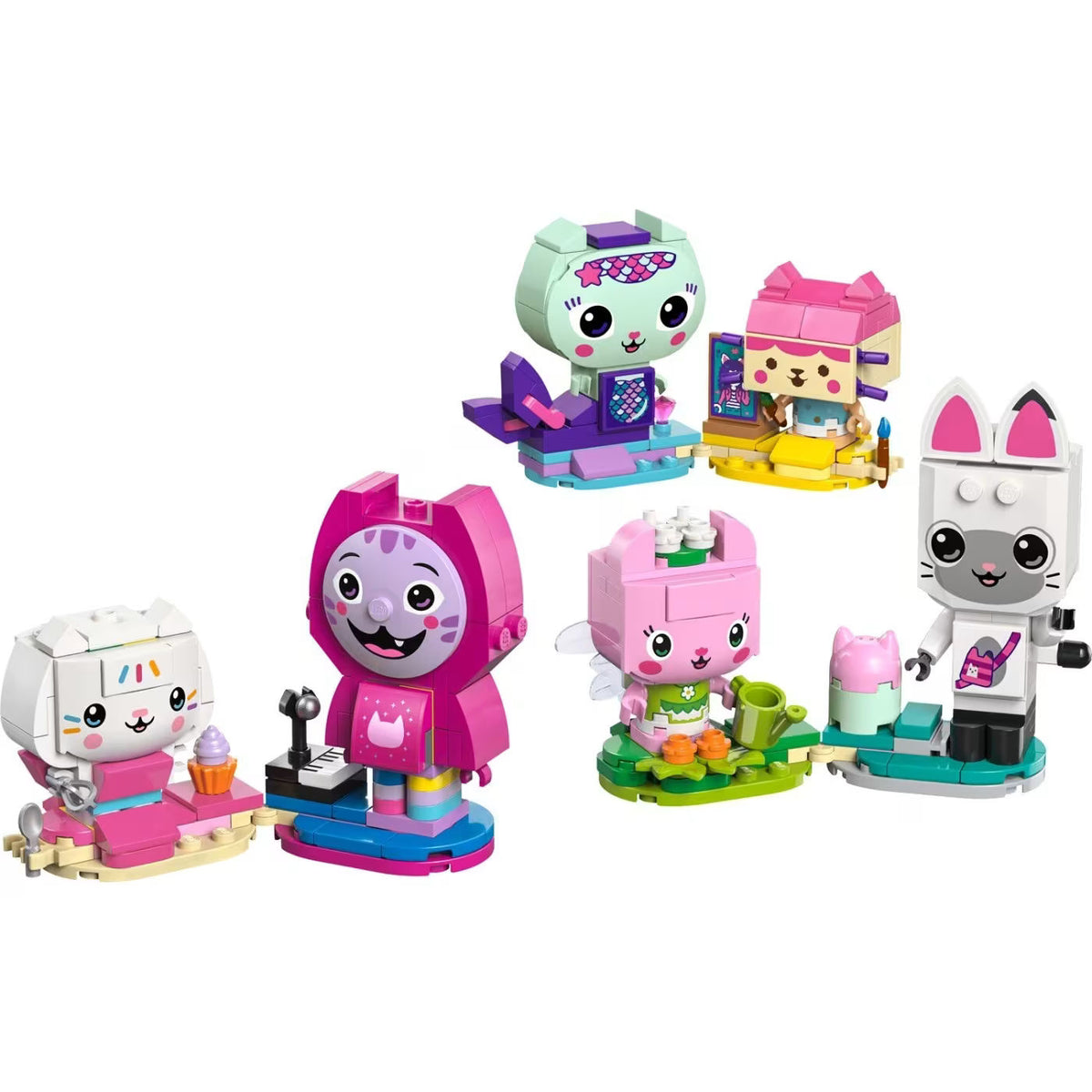LEGO Gabby's Dollhouse Gabby's Brick-Built Cat Friends Building Set for Ages 6+, 324 Pieces
