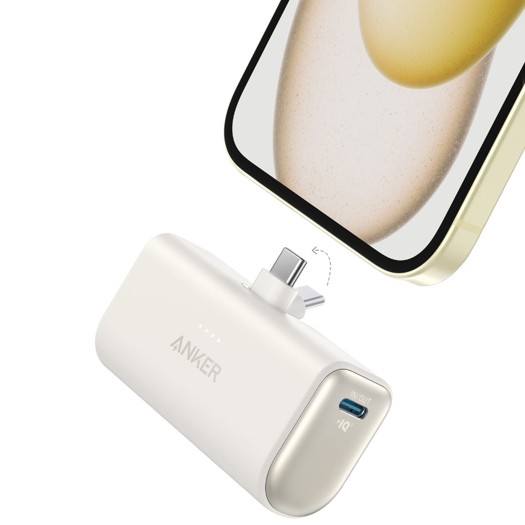 Anker Nano Power Bank, 22.5W, Built-In USB-C Connector