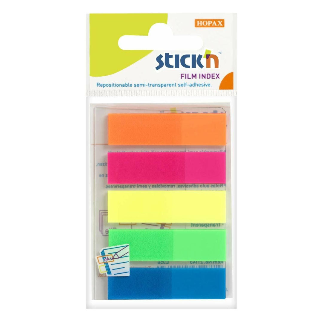 Stick’n 5 Strips Film Index, 45x12mm, 21050