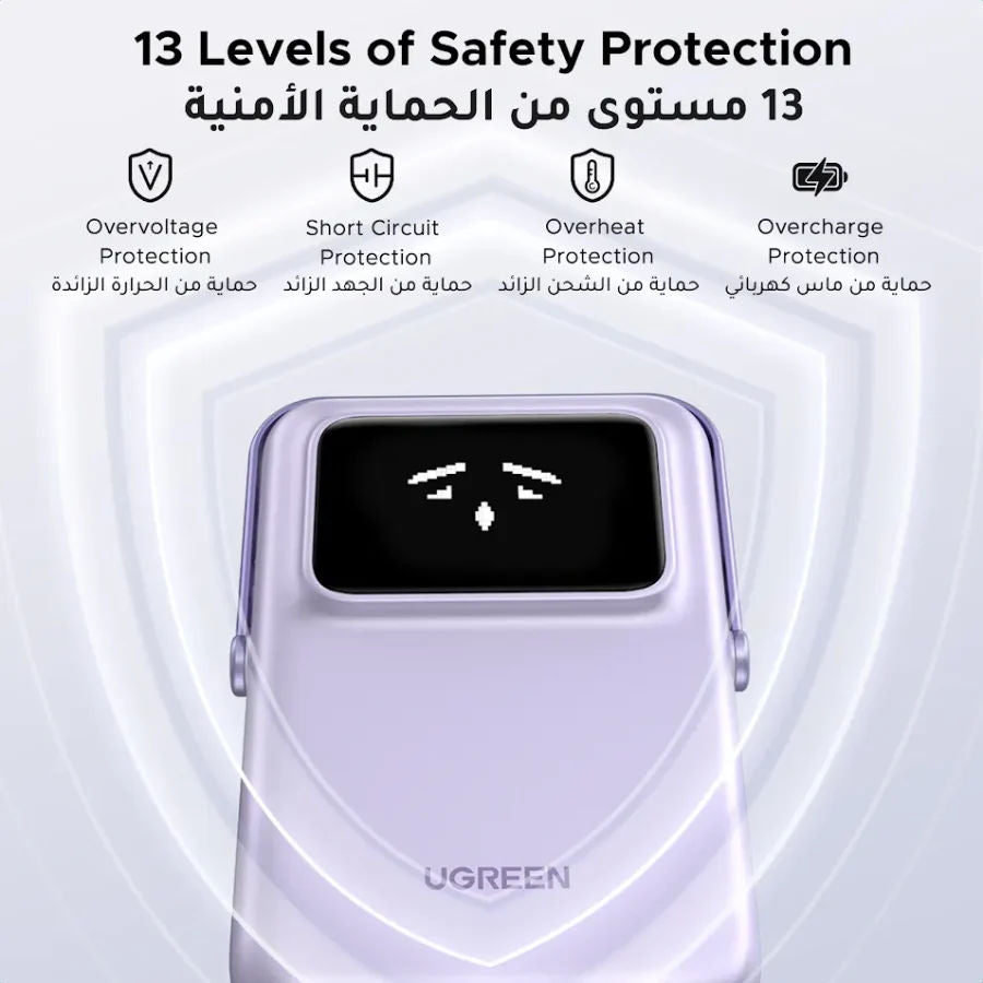 UGREEN PB764 Uno 10000mAh Qi2 Magnetic Wireless Power Bank with 15W Wireless Charging and 20W USB-C Fast Charging