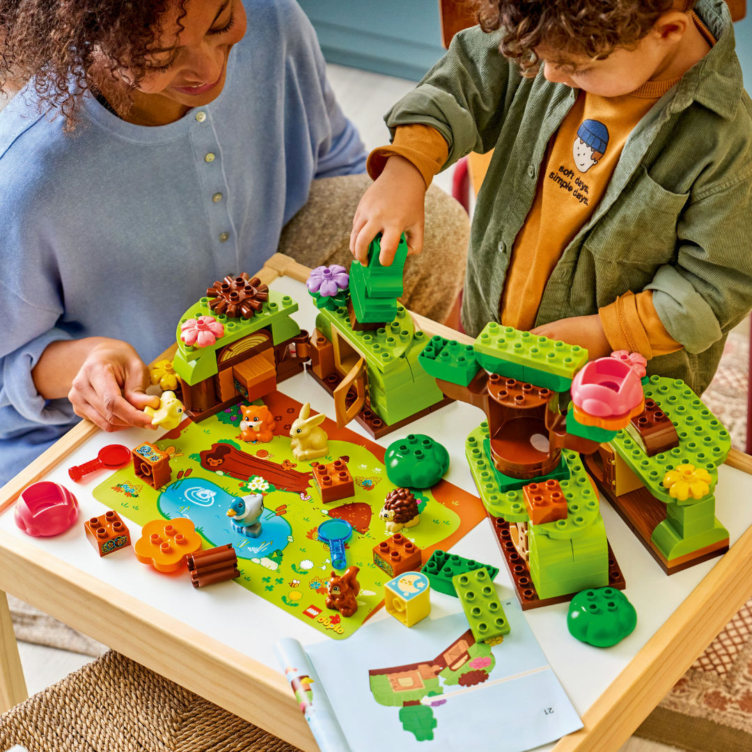 LEGO DUPLO Discovery Forest With Wild Animals Building Set, For Age 3+ Years