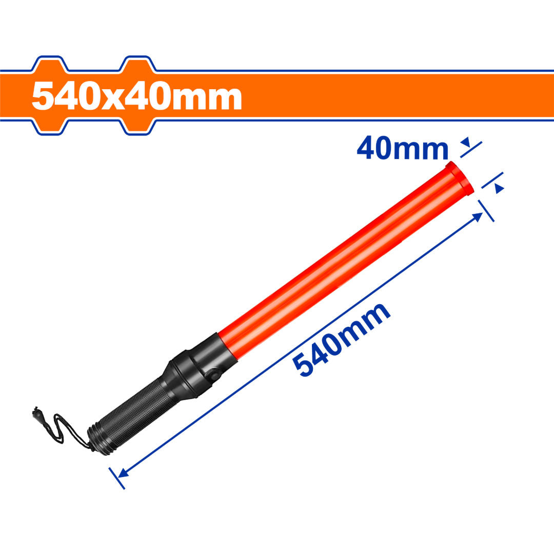 WADFOW Traffic Wand 540x40 mm, Flash, Steady & Top Light Functions
