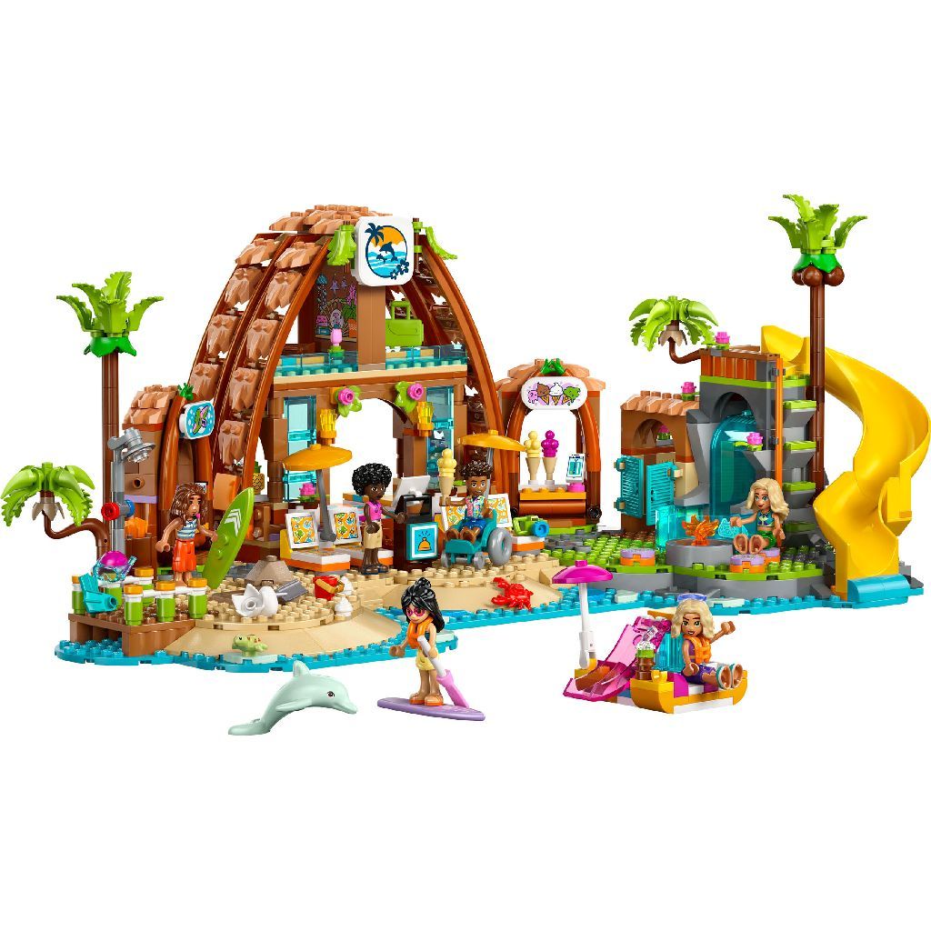 LEGO Friends Family Holiday Beach Resort Building Set for Ages 8+, 1,140 Pieces