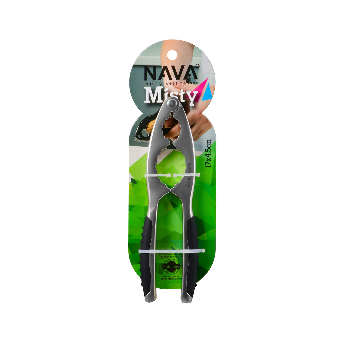 NAVA Metal Nut Cracker Misty, 17cm