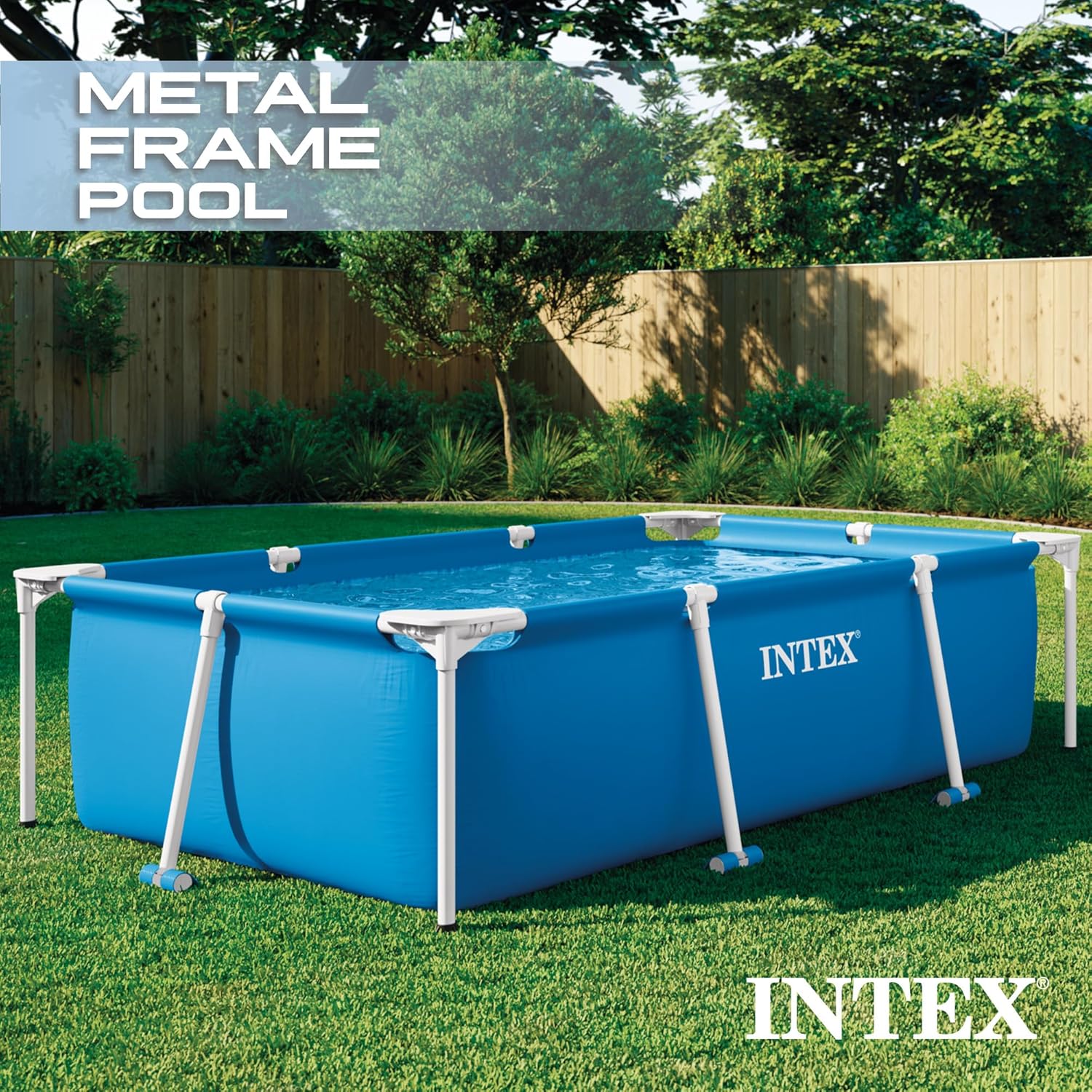 Intex Play Pool Unisex, Rectangular Frame Only Pool Without Pump