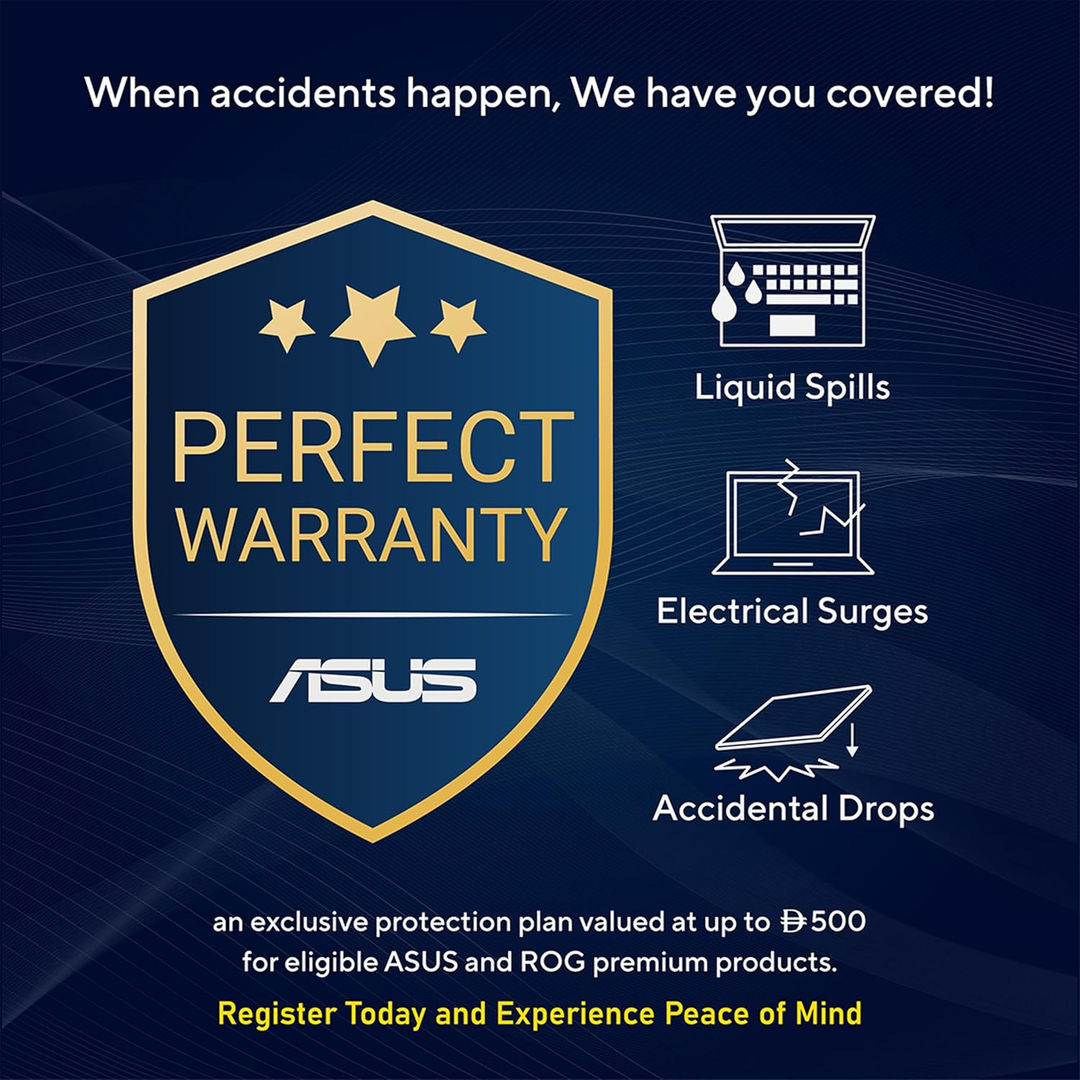 ASUS V16 Laptop 16inch WUXGA 144Hz Display, Intel Core 5 210H Processor, 16GB DDR5 RAM, 512GB PCIe 4.0 SSD, NVIDIA GeForce RTX 4050 6GB GDDR6, Windows 11 Home, Matte Black, Model: V3607VU-RP038W
