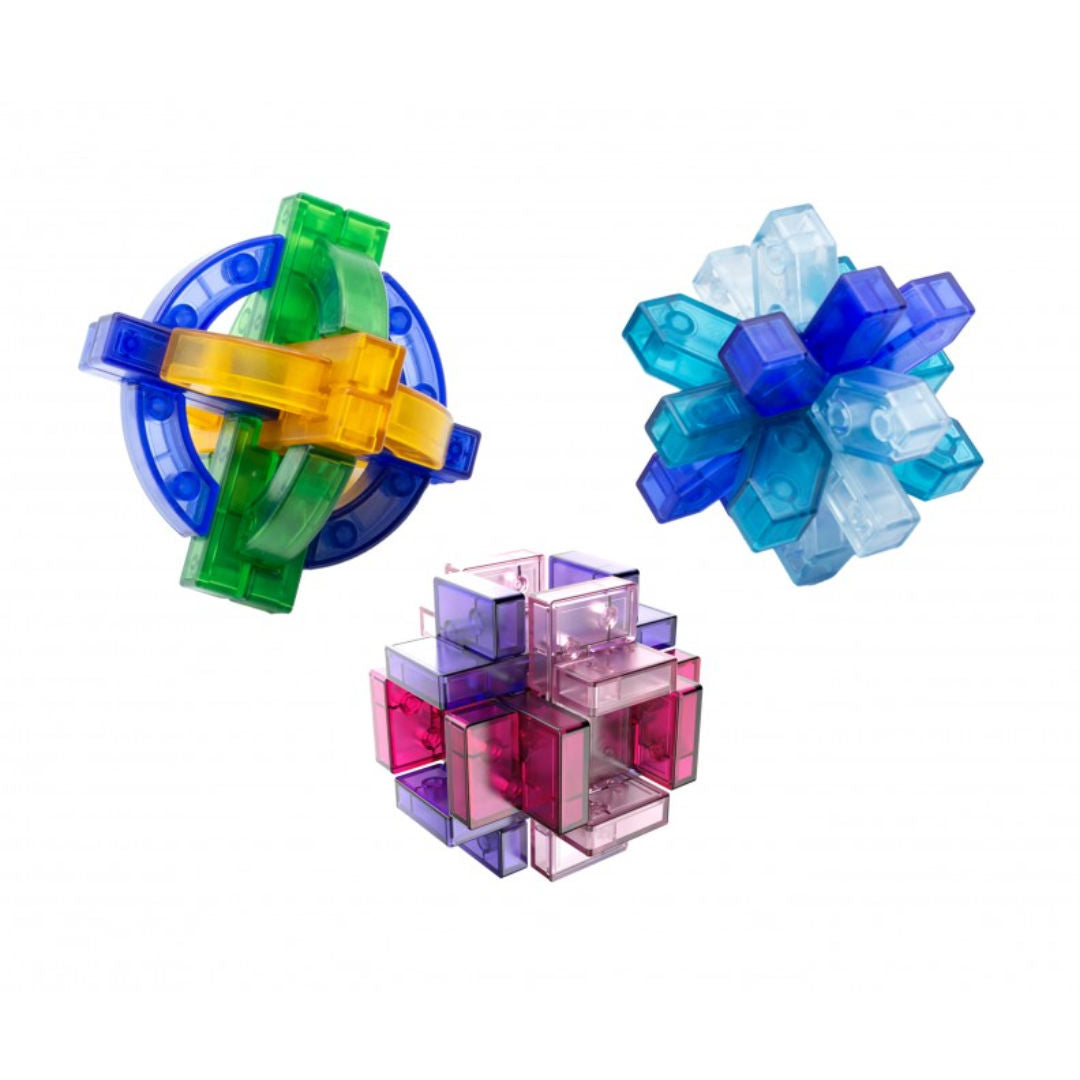 Buki France Brain Buster Expert Level Chinese Puzzles, (Pack of 3)