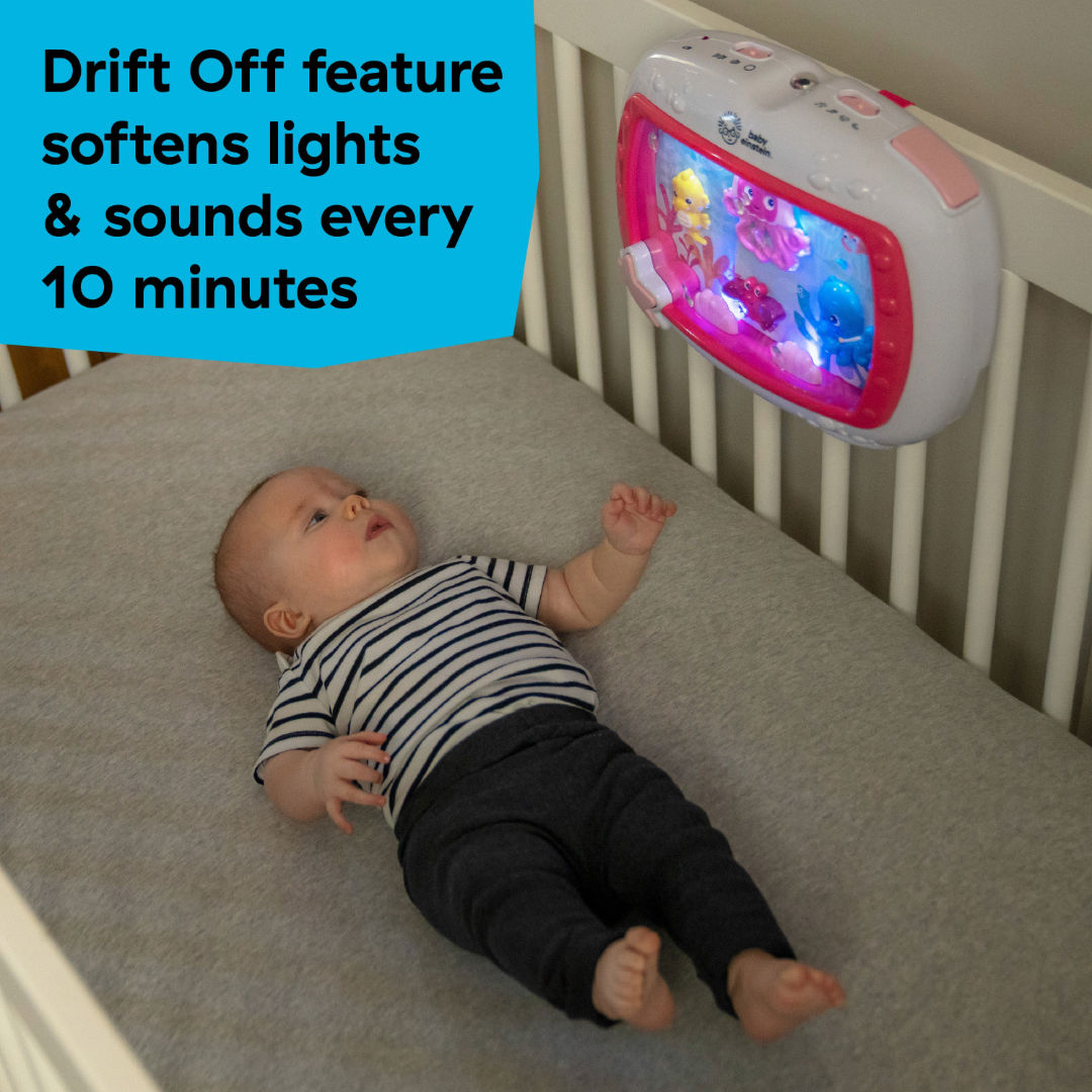 Baby Einstein Sea Dreams Soother Musical Crib Toy Machine, 0 months to 3 Years