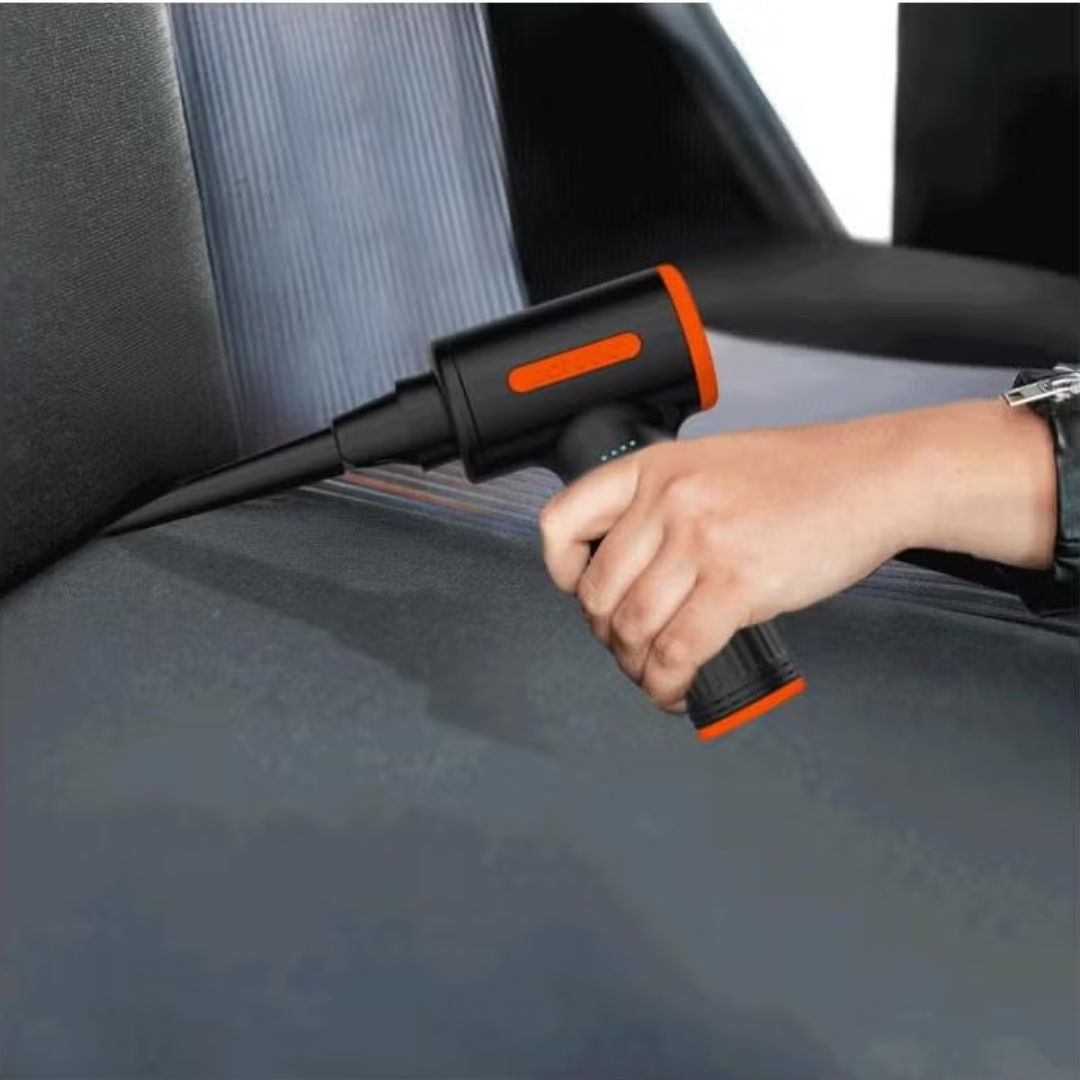 Porodo Portable Handheld Super Duster with Vacuum Function, Black