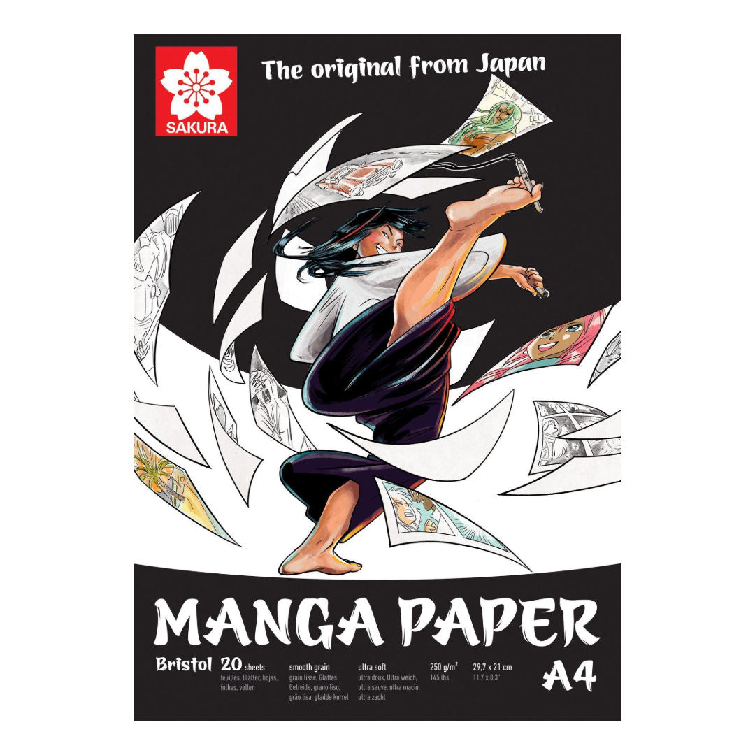 Sakura Manga Paper, 20 Sheets, 250gsm
