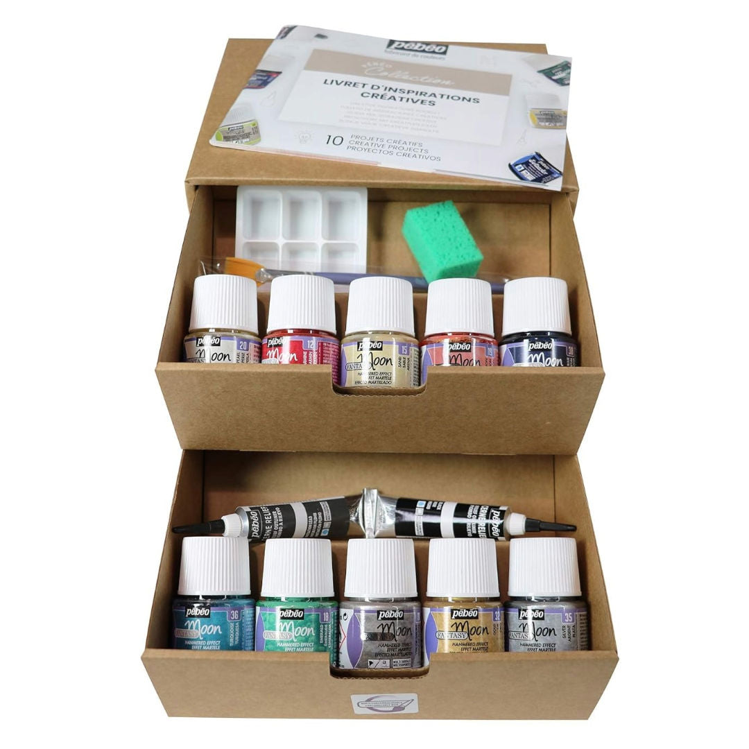 Pebeo Fantasy Moon Paint Set, 10×45ml