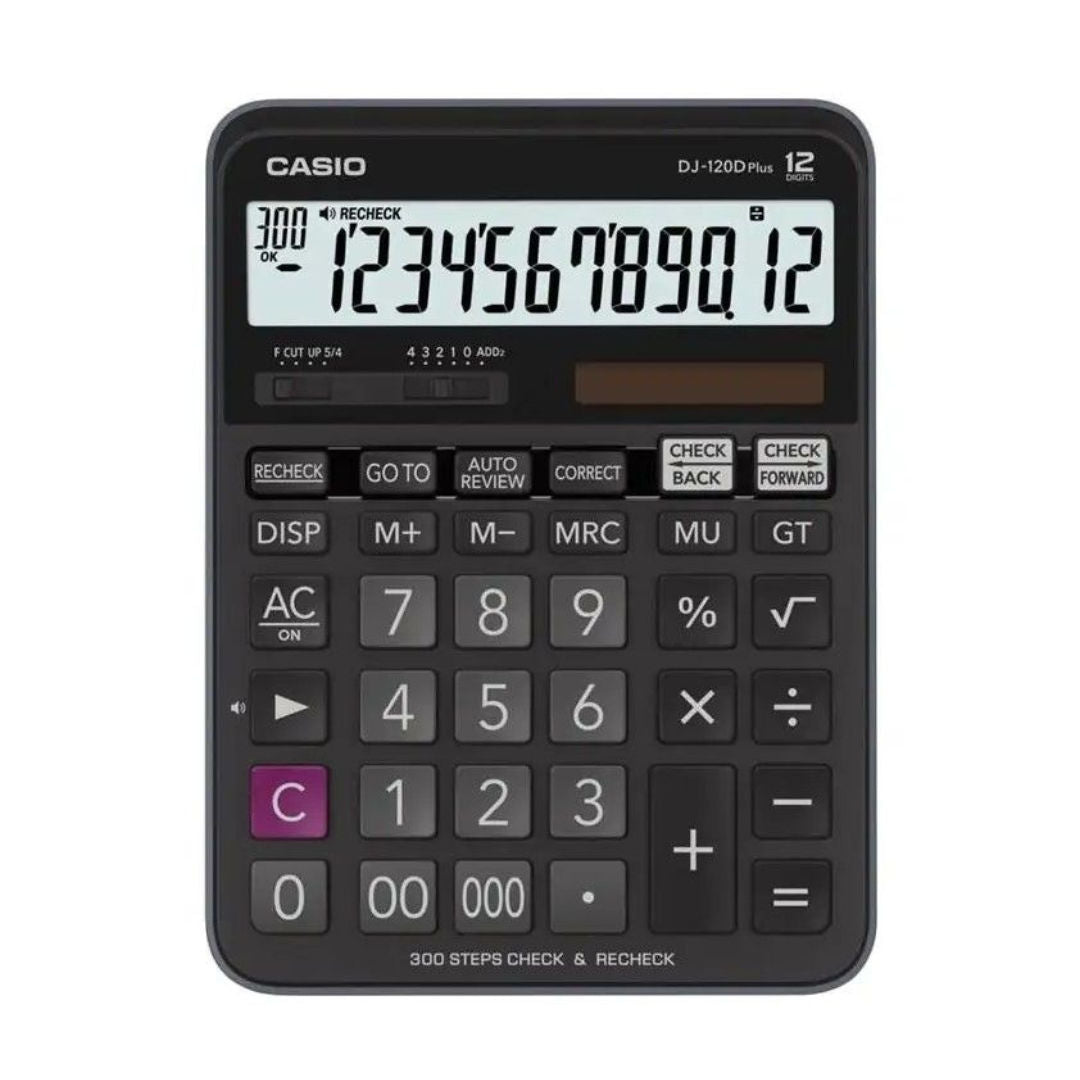 CASIO DJ-120D Plus, Check And Recheck Calculator