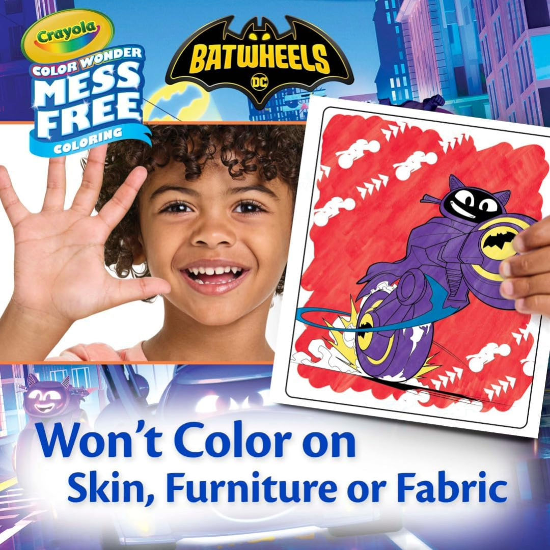Crayola DC Batwheels Color Wonder Mess Free Coloring Set