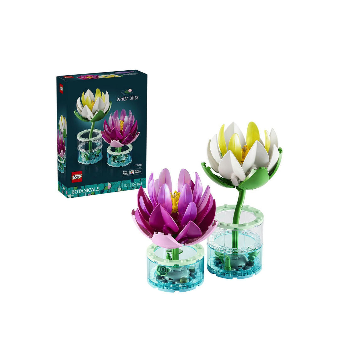 LEGO Botanicals Water Lilies Building Toy Set, 9+ Years
