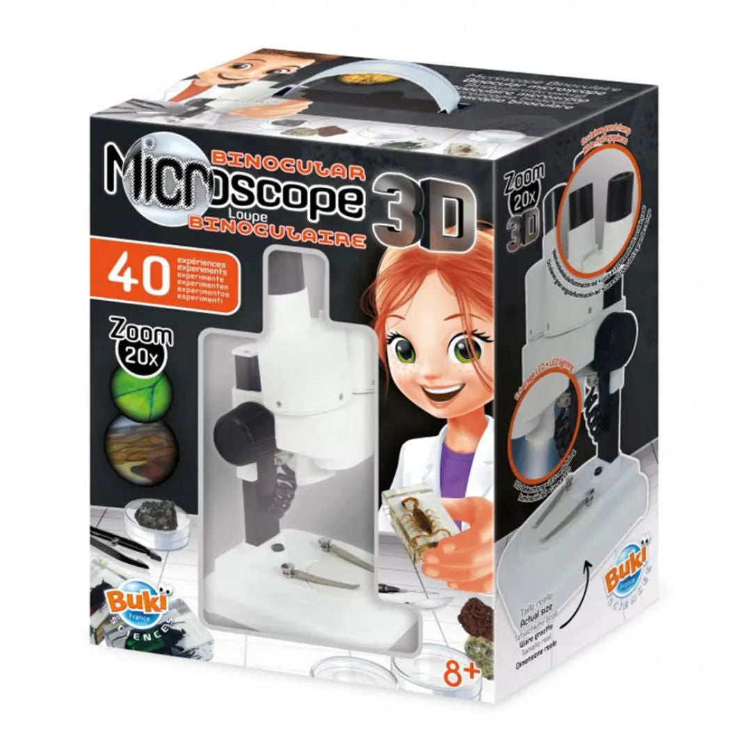 Buki France Binocular Microscope for Kids, 8+ Years