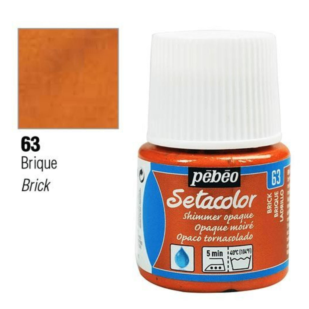 Pebeo Setacolor Opaque Shimmer, 45 ml