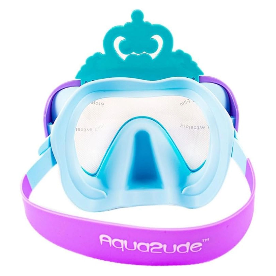Bling2O Aqua2ude Princess Crown Swim Mask Blue, 3+ years