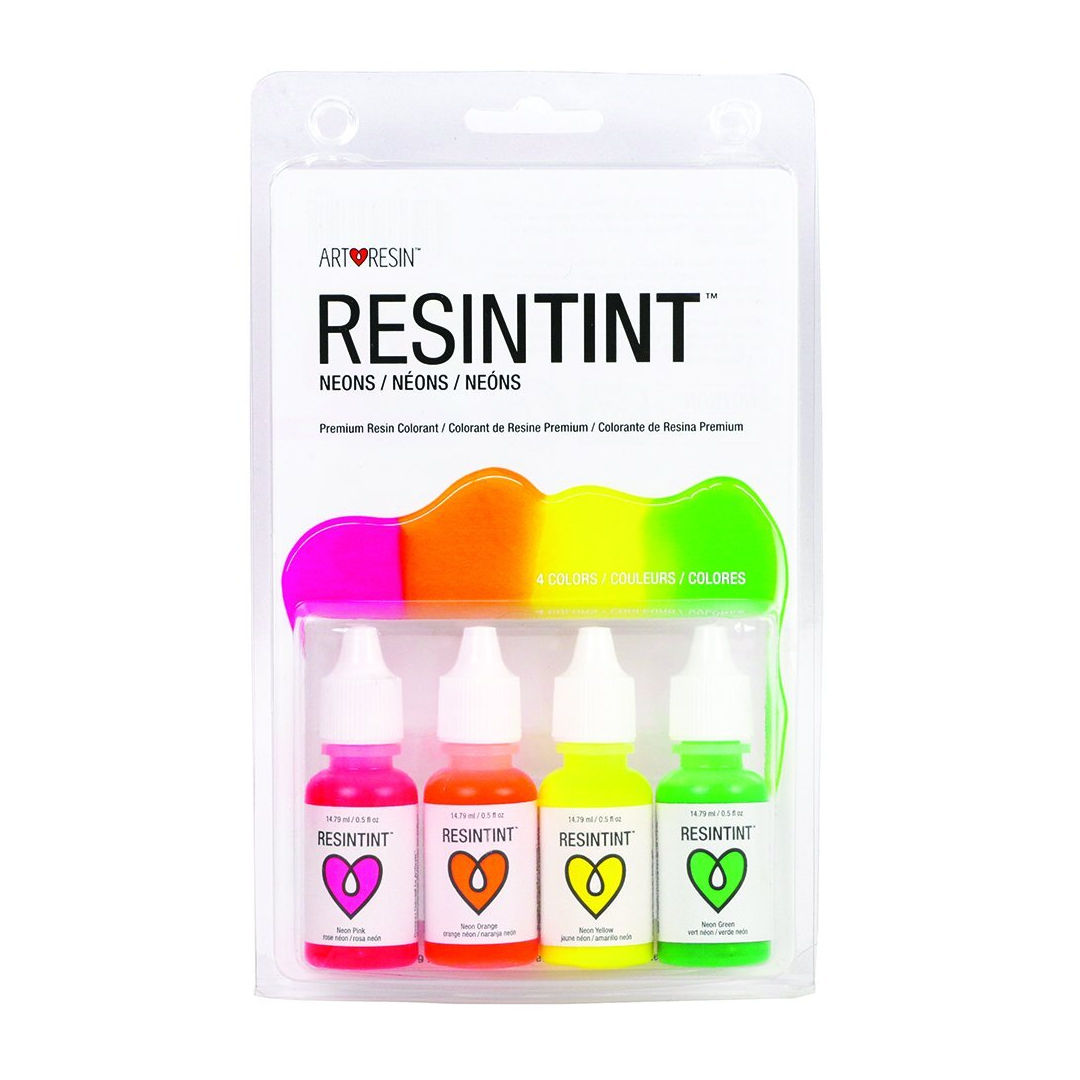ArtResin ResinTint Neon Color Epoxy Resin Pigment, Set of 4