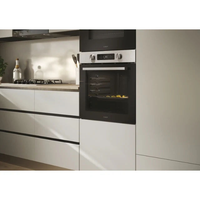 Candy Built-In Multifunction Oven 60cm, 71L, 9 Functions, Touch Timer, Inox, CA6 N1T1HTX
