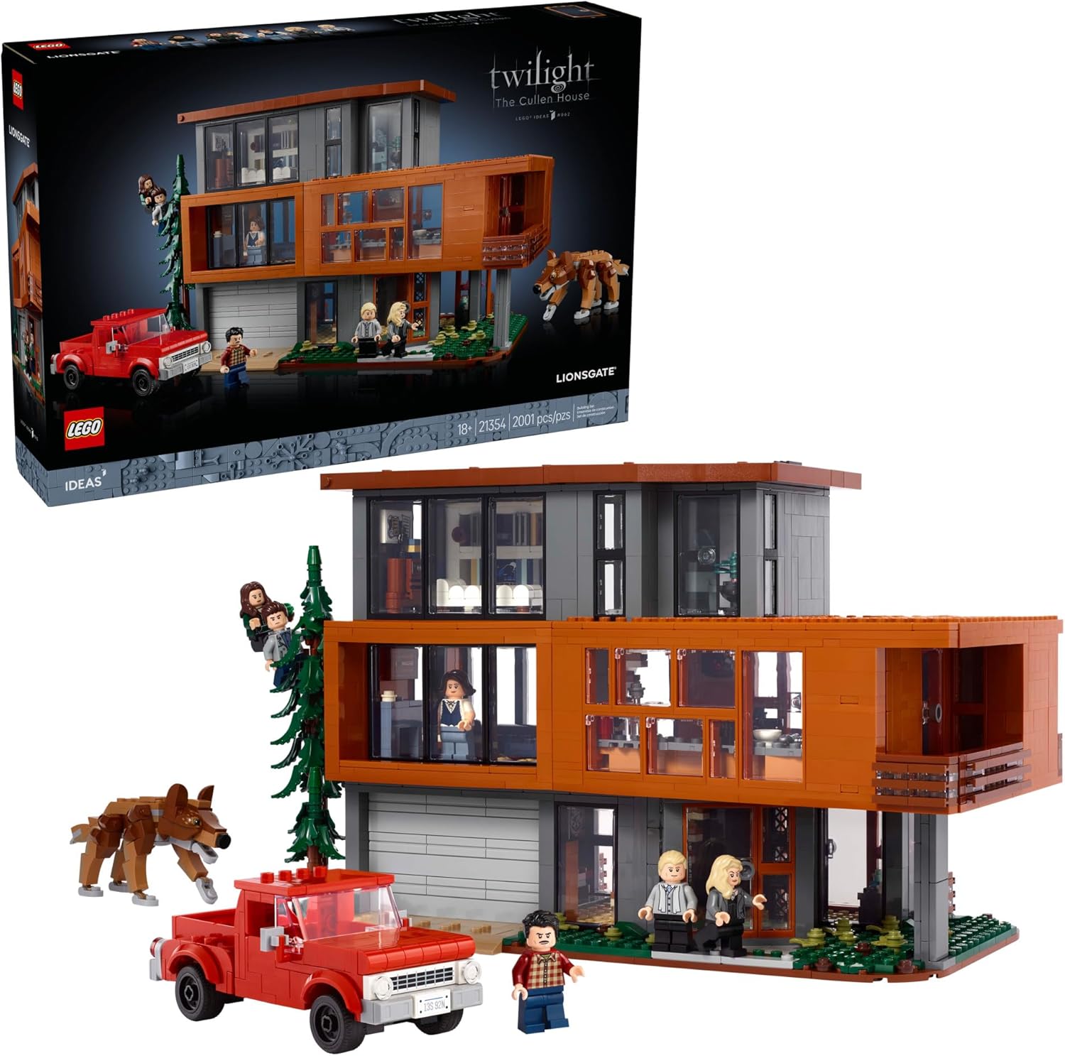 LEGO Ideas Twilight The Cullen House Building Set for Adults 18+, 2,001 Pieces
