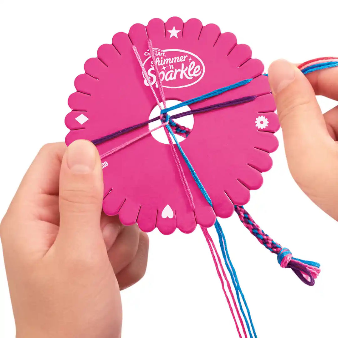 Cra-Z-Art Shimmer ‘n Sparkle Friendship Fashion Fun Bracelet Making Kit, 8+ Years