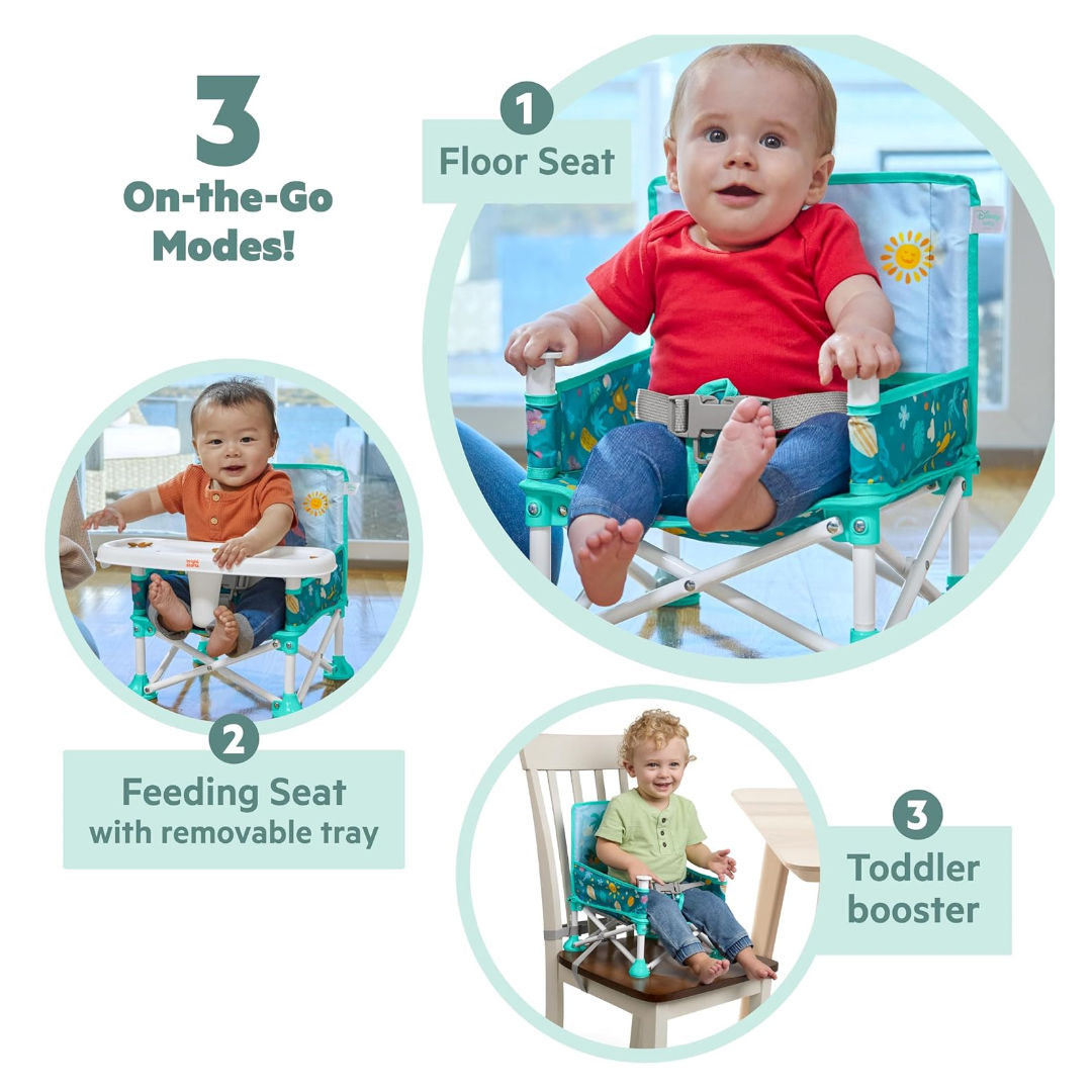 Bright Starts Disney Baby Lilo & Stitch Pop �N Sit Portable 3-in-1 Booster Seat (12.7 x 38.1cm), 0 months - 3 years