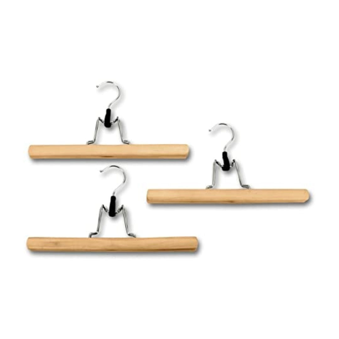 Metaltex Wooden Hangers, Set Of 3