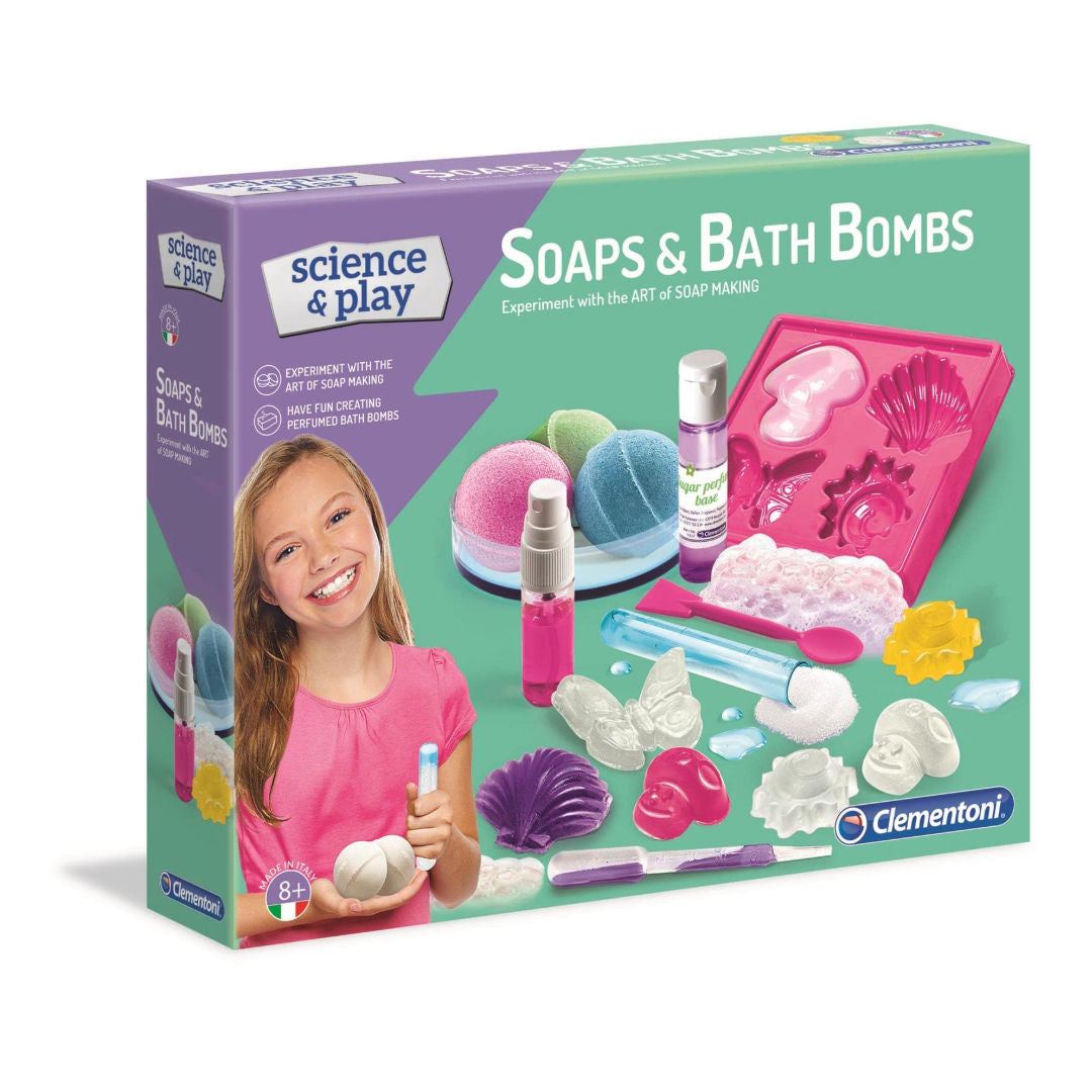 Clementoni Science & Play, Soap & Bath Bomb Making Kit