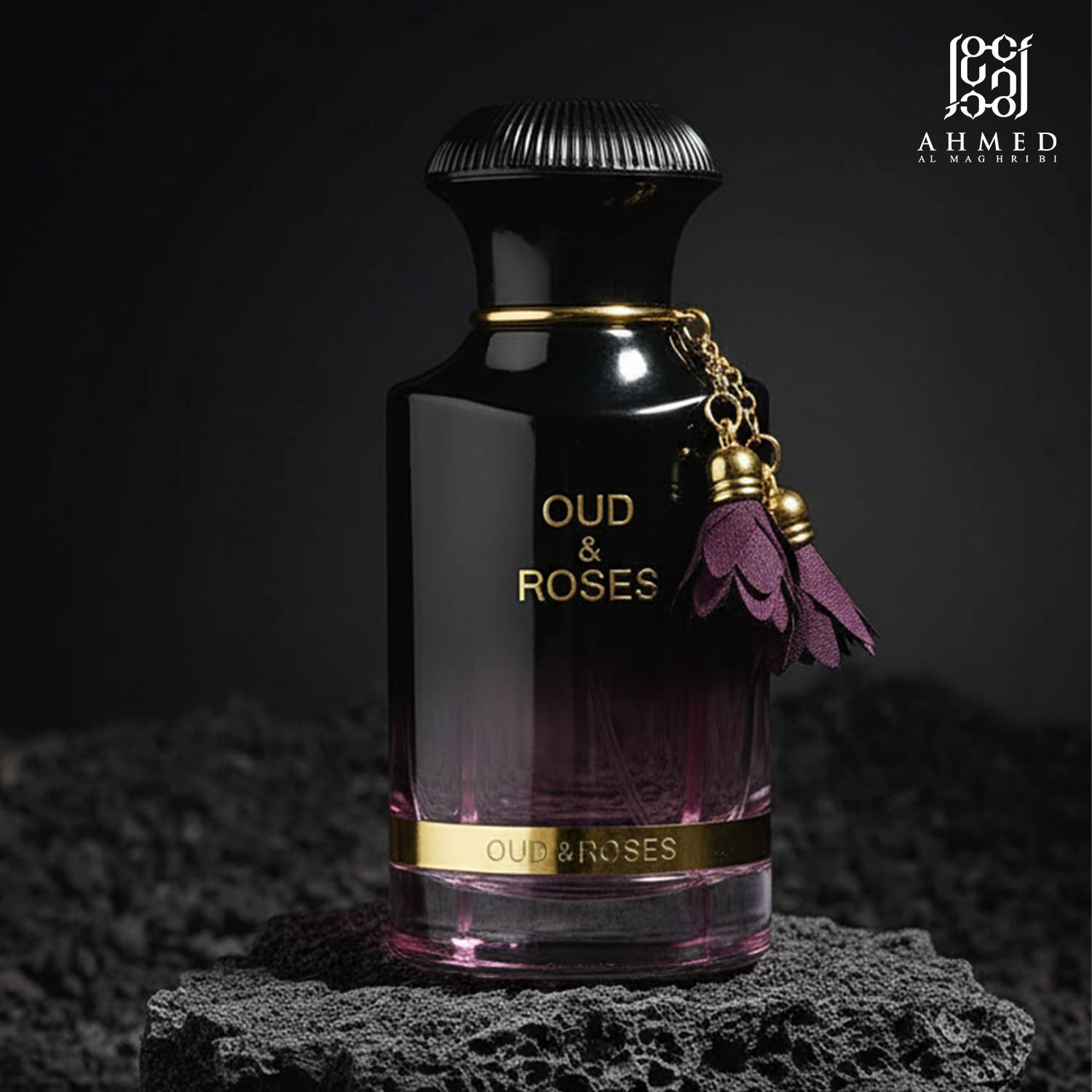 Ahmed Al Maghribi Oud & Roses Long Lasting Unisex Eau De Parfum, 60ml