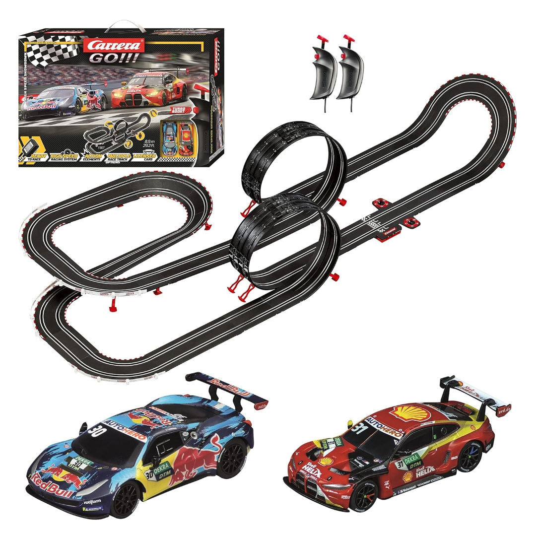 Carrera GO DTM High-Speed Showdown Slot Cars Racing Track Set 8.9m, 6+ years
