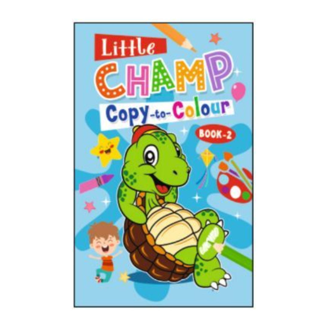 Golden Minds Little Champ Copy-to-Colour Book