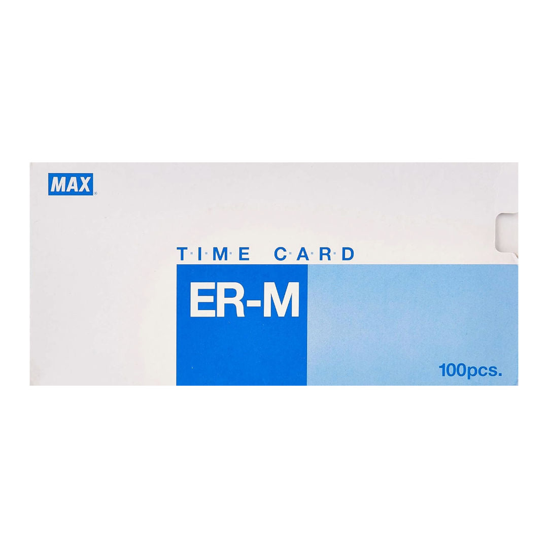 Max 100 Pieces Er-M Time Card