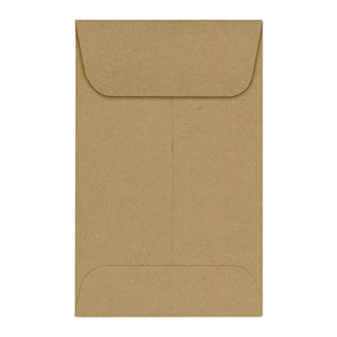 HIS Envelope, Brown/White