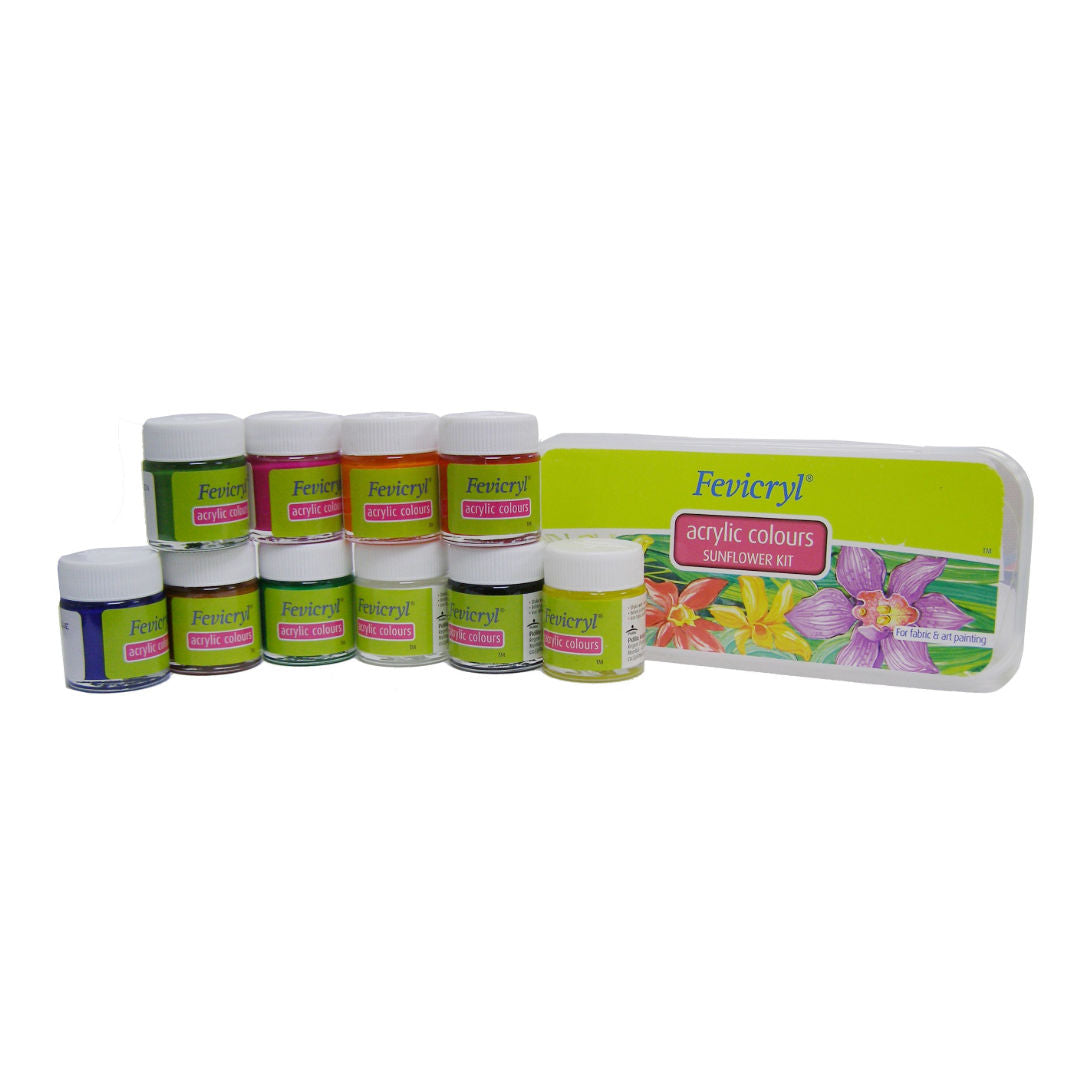 Fevicryl Acrylic Color Sunflower, 150ml (Water-Based)