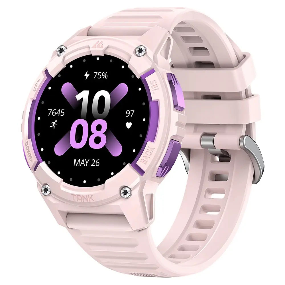 KOSPET Tank S2 Ultra GPS Smartwatch with 1.32” AMOLED Display, Bluetooth Calling, Military Grade & 5ATM Waterproof