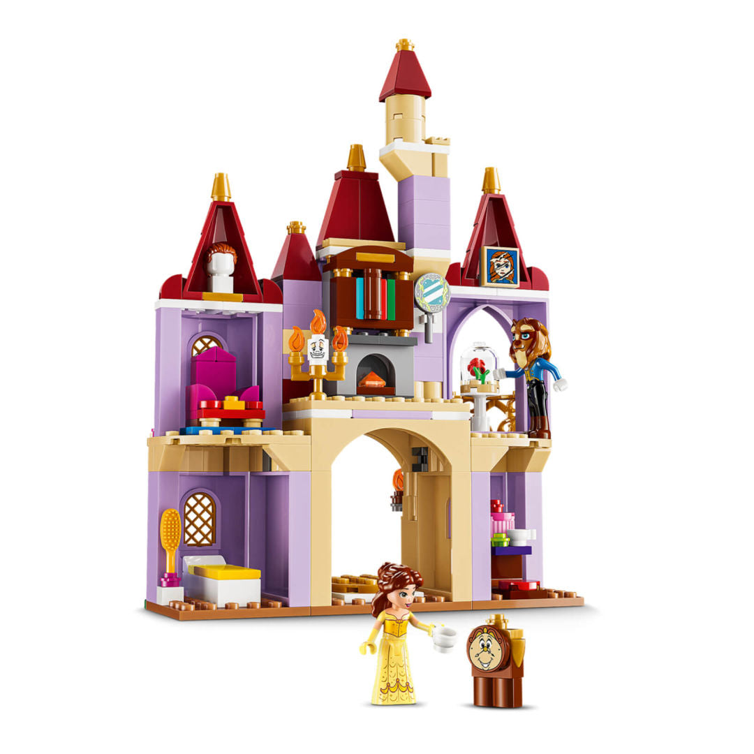 LEGO Disney Princess Belle and the Beast's Enchanted Castle Building Set, For Age 5+ Years