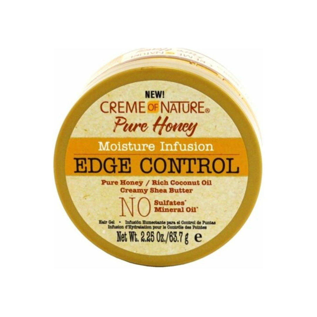 Creme Of Nature Pure Honey Moisture Infusion, Edge Control Hair Gel, 66ml