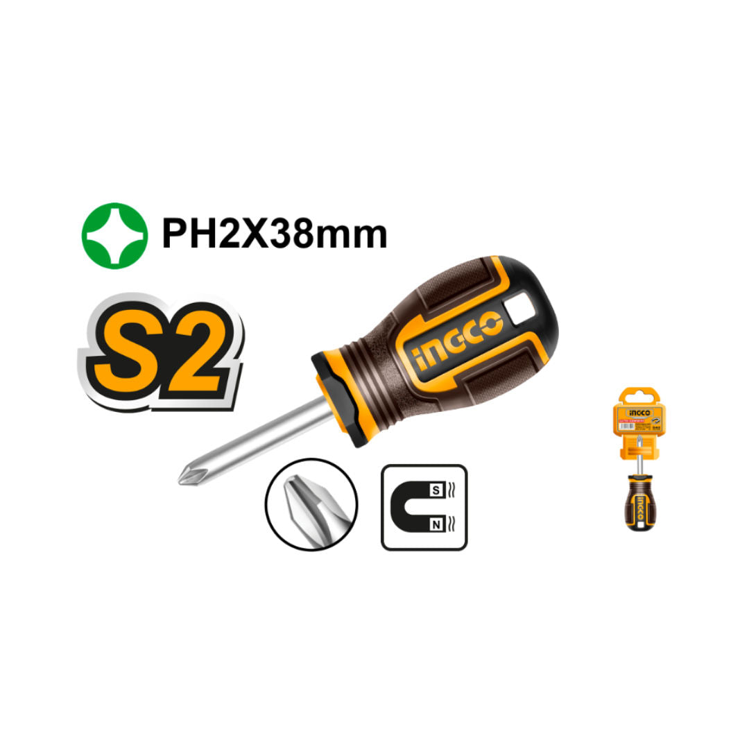 INGCO Phillips Screwdriver, Magnetic, 6mm Diameter