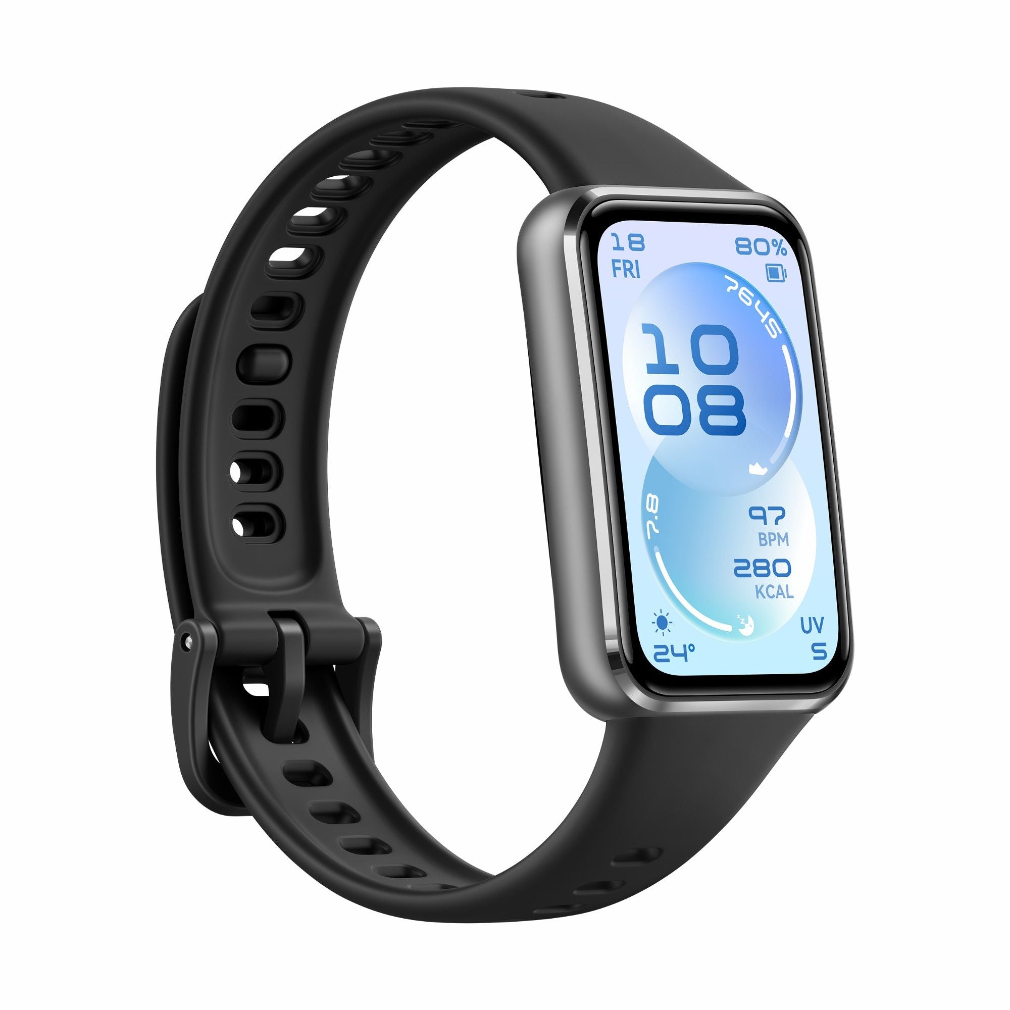 HUAWEI Band 11 Smart Fitness Band, Aluminium Alloy Case with Fluoroelastomer Strap