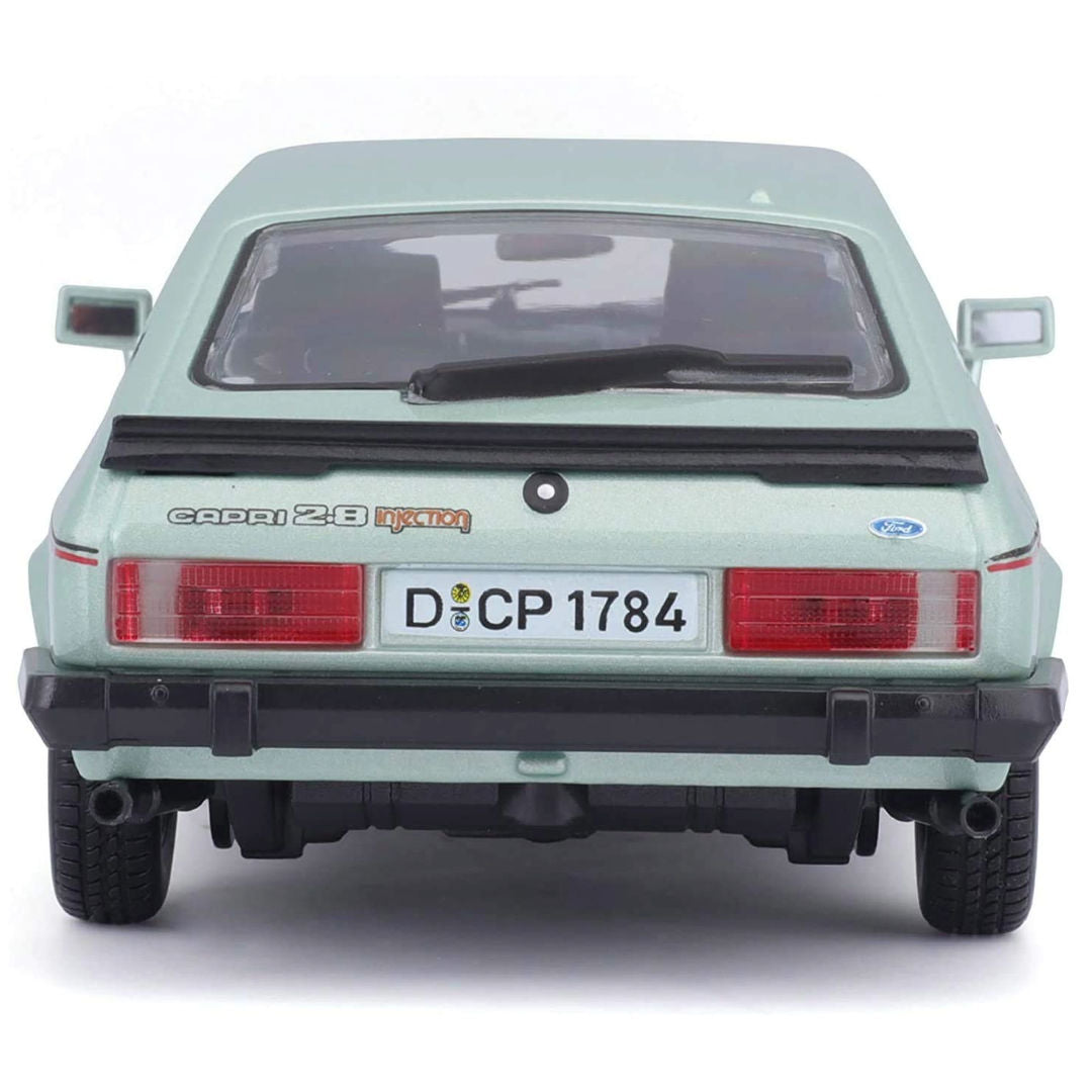 Bburago 1982 Ford Capri GT, Die-Cast Car, 1:24, Green