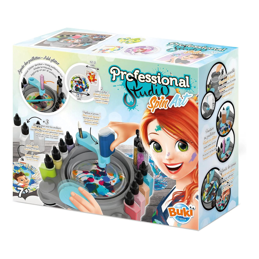 Buki France Professional Studio Spin Art DIY Paint Kit