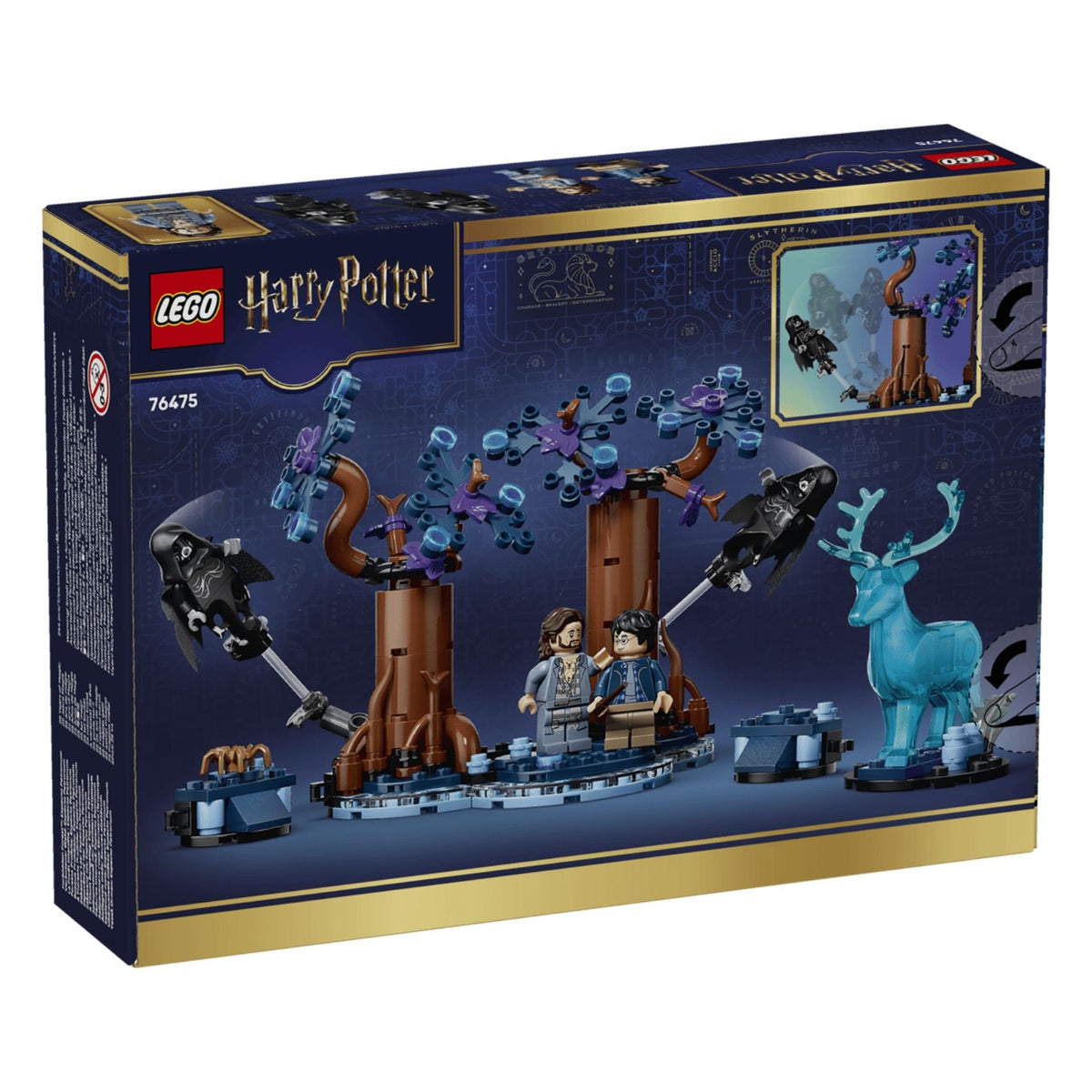 LEGO Harry Potter 76475 Forbidden Forest Expecto Patronum Building Toy Set, 244 Pieces for Girls and Boys Ages 7 Years and Above