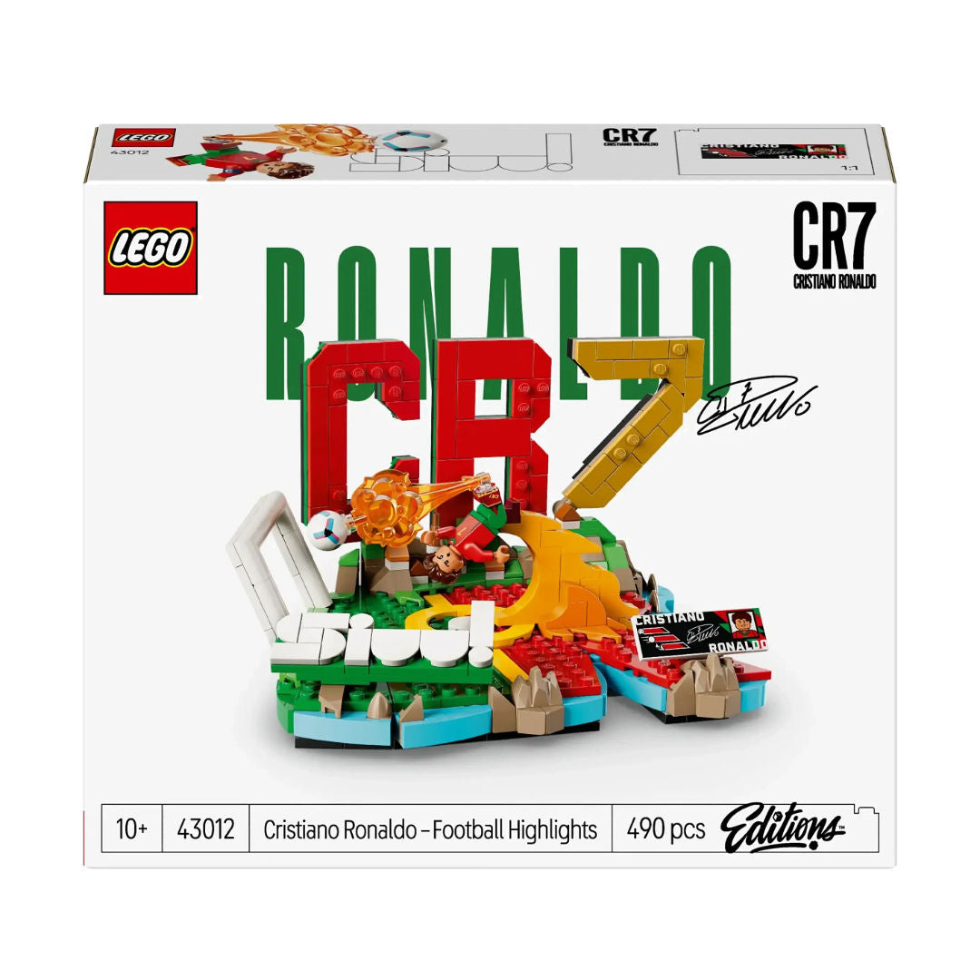 LEGO Editions Cristiano Ronaldo Soccer Highlights 43012 Building Set, 490 Pieces, For Age 10+ Years