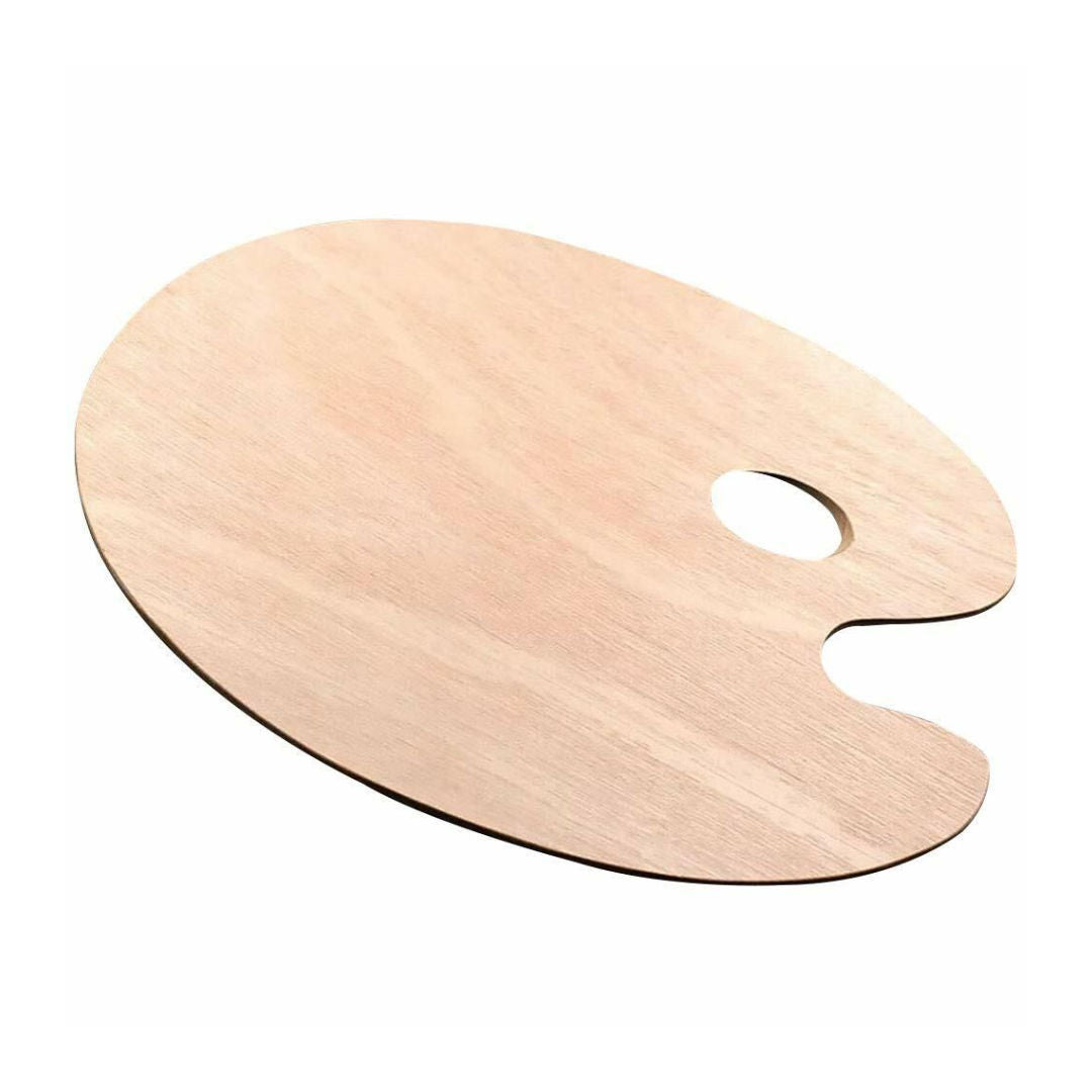 RSC Oval Wooden Painting Palette, 30x40