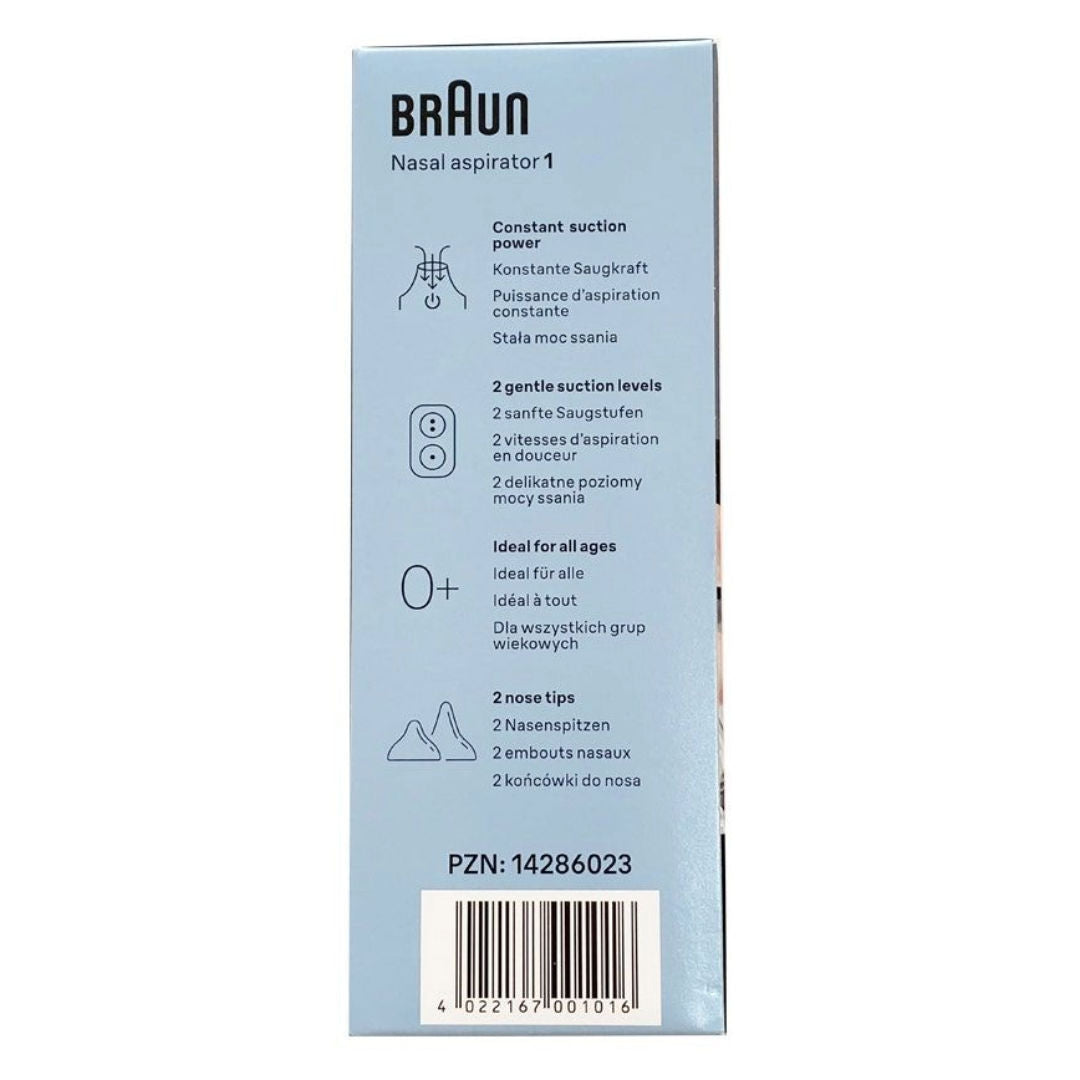 Braun Electric Nasal Aspirator, BNA100EU, White