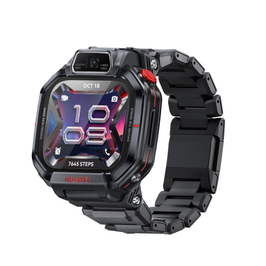 Huawei Watch KIDS X1 Pro Smartwatch - 360° Rotatable Design, Accurate Positioning, HD Video Calls, 5MP + 13MP Cameras, 64GB Storage