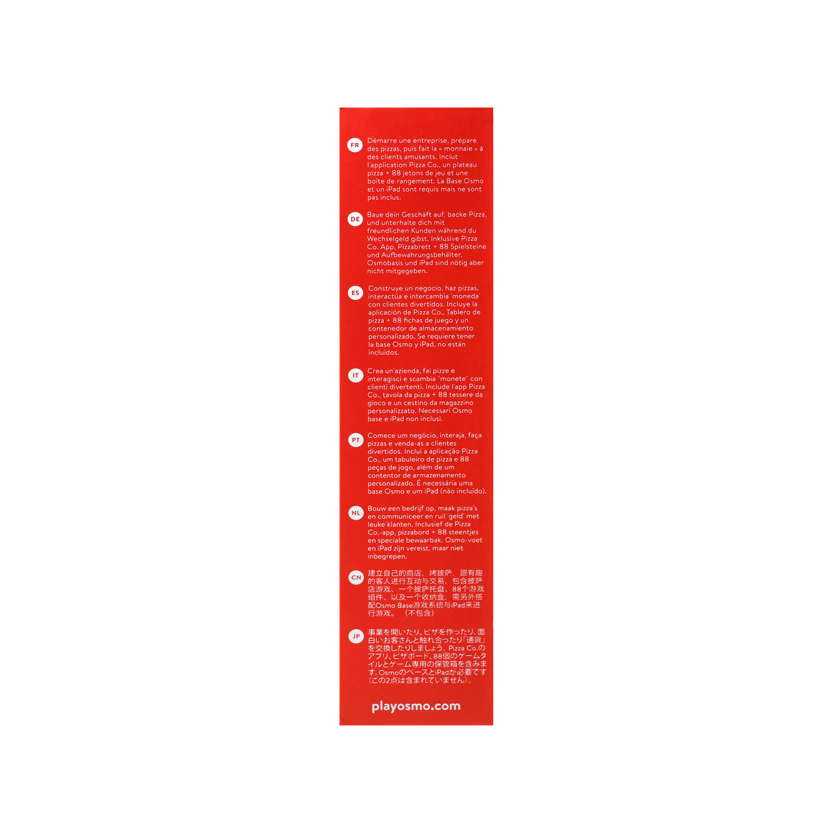 Osmo Pizza Co.Game, Model 902-00003