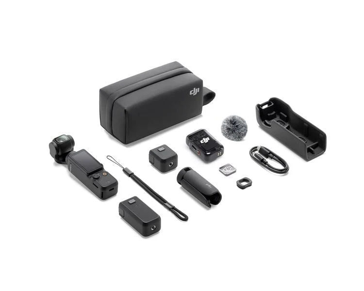 DJI Osmo Pocket 3, 4K Handheld Gimbal Camera with 3-Axis Stabilization, 2-Inch Rotatable OLED Touchscreen